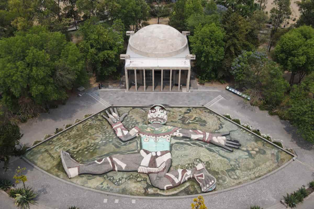 fuente de tlaloc carcamo de dolores chapultepec diego rivera