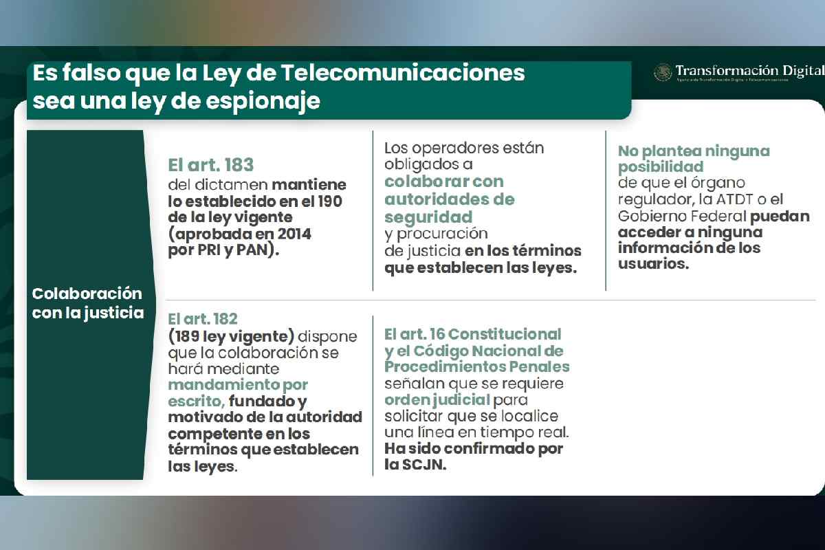 Gobierno asegura que ni espía ni censura con la nueva ley de Telecomunicaciones