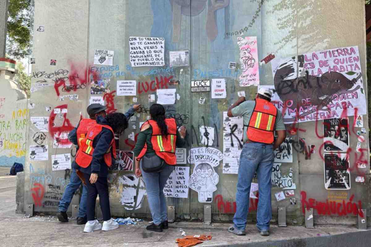 limpieza protesta gentrificación CDMX