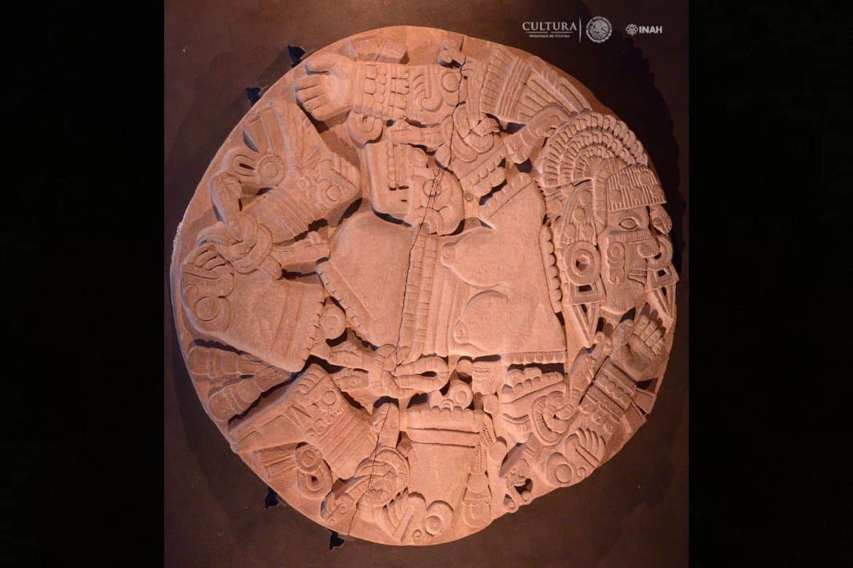 monolito de Coyolxauhqui museo del templo mayor