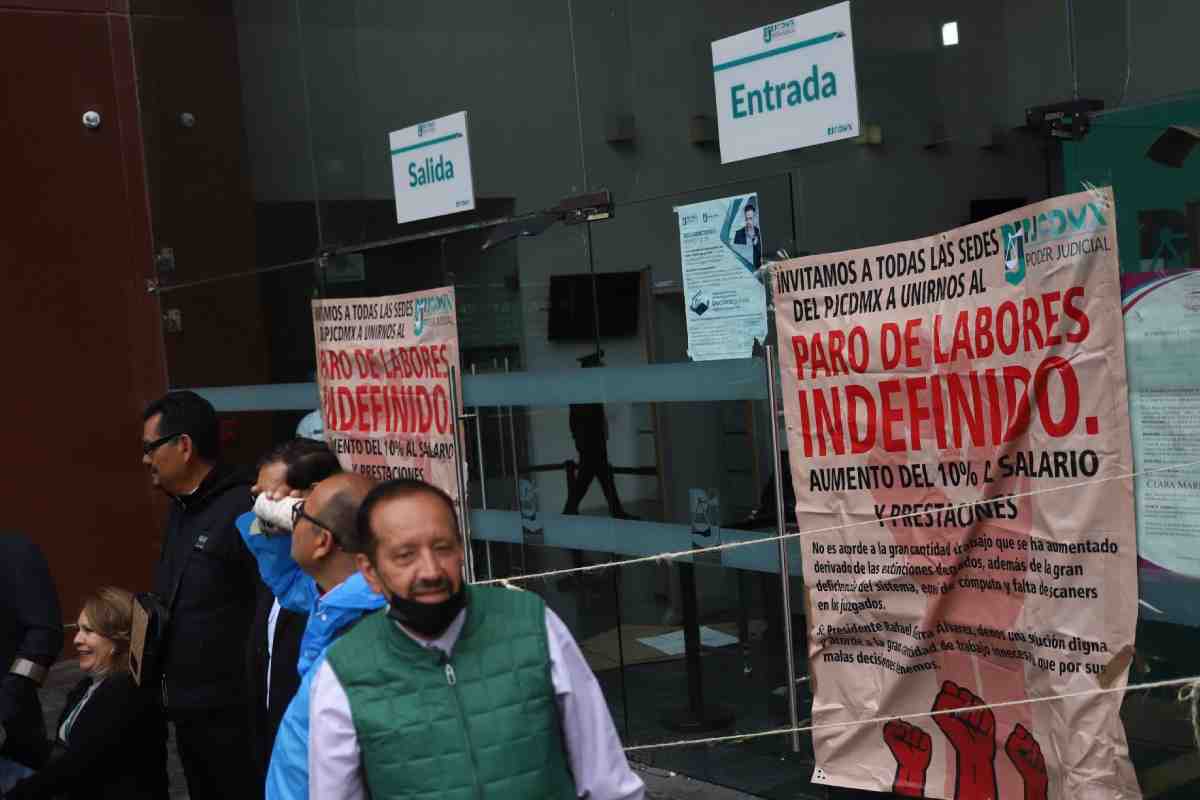 paro laboral poder judicial cdmx casos afectados