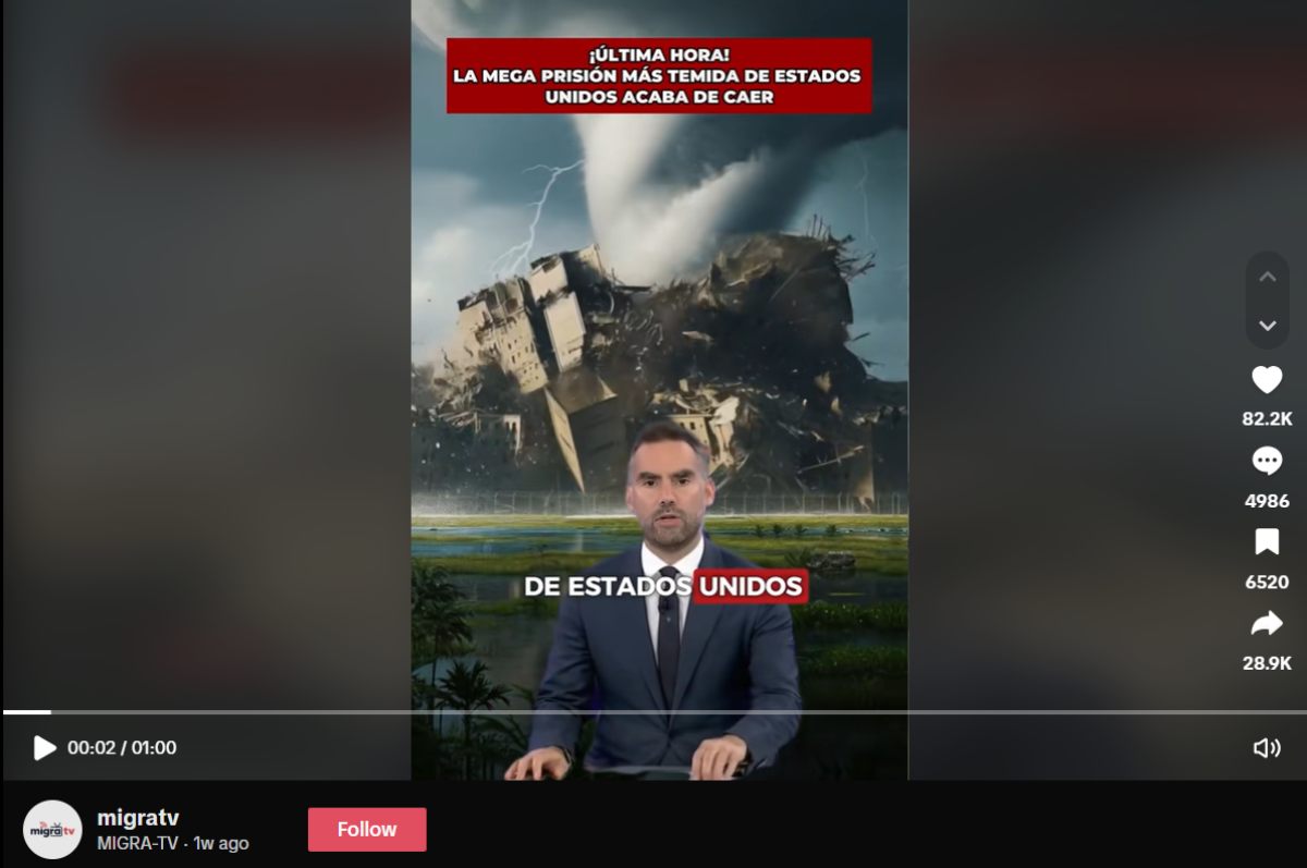 Diferentes páginas en TikTok hacen uso de los rostros y las voces de periodistas reconocidos para desinformar.