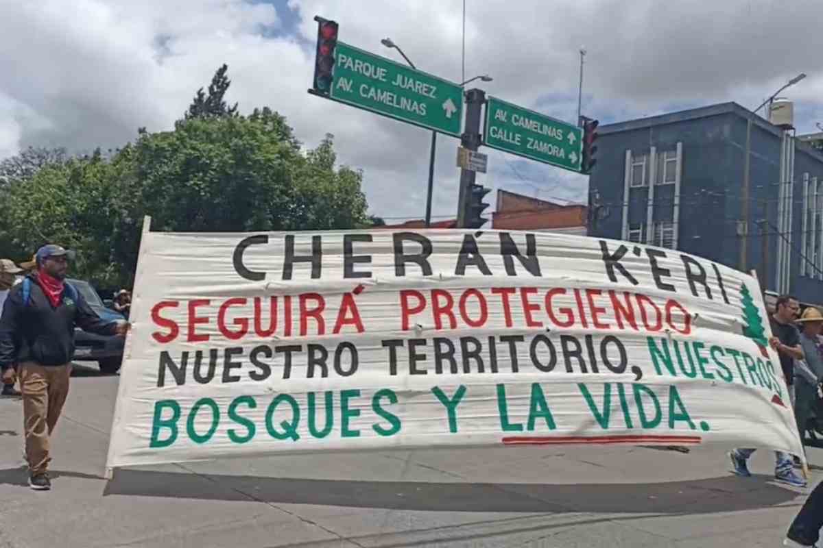 protesta cherán