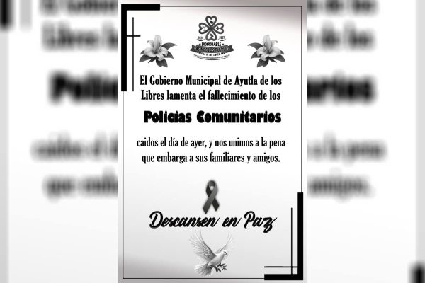 Asesinan en emboscada a al menos seis policías comunitarios de la UPOEG en Ayutla de los Libres, Guerrero