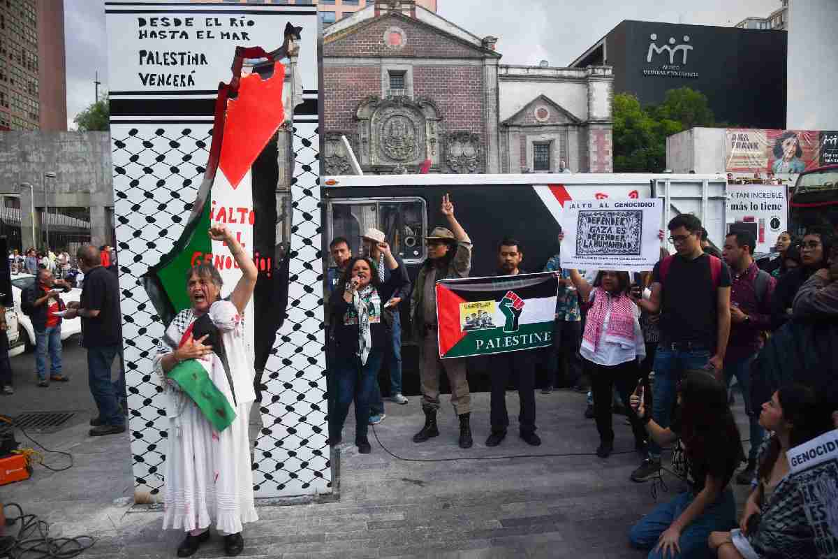 CDMX: Mega Marcha por Gaza en exigencia en alto al genocidio y ruptura de relaciones con Israel
