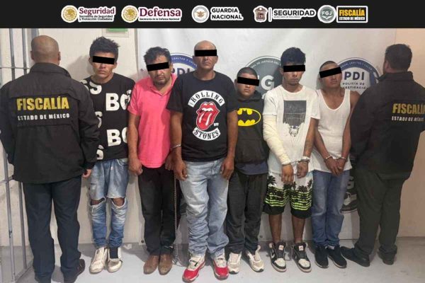 Detienen a 9 integrantes del grupo delictivo M4, ligada a secuestros y homicidios en el Edomex
