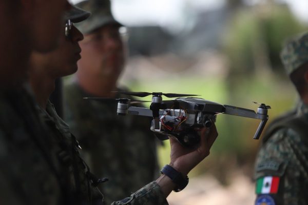 Dron de EU sobrevoló Tejupilco en Edomex; García Harfuch descarta que sea operación militar