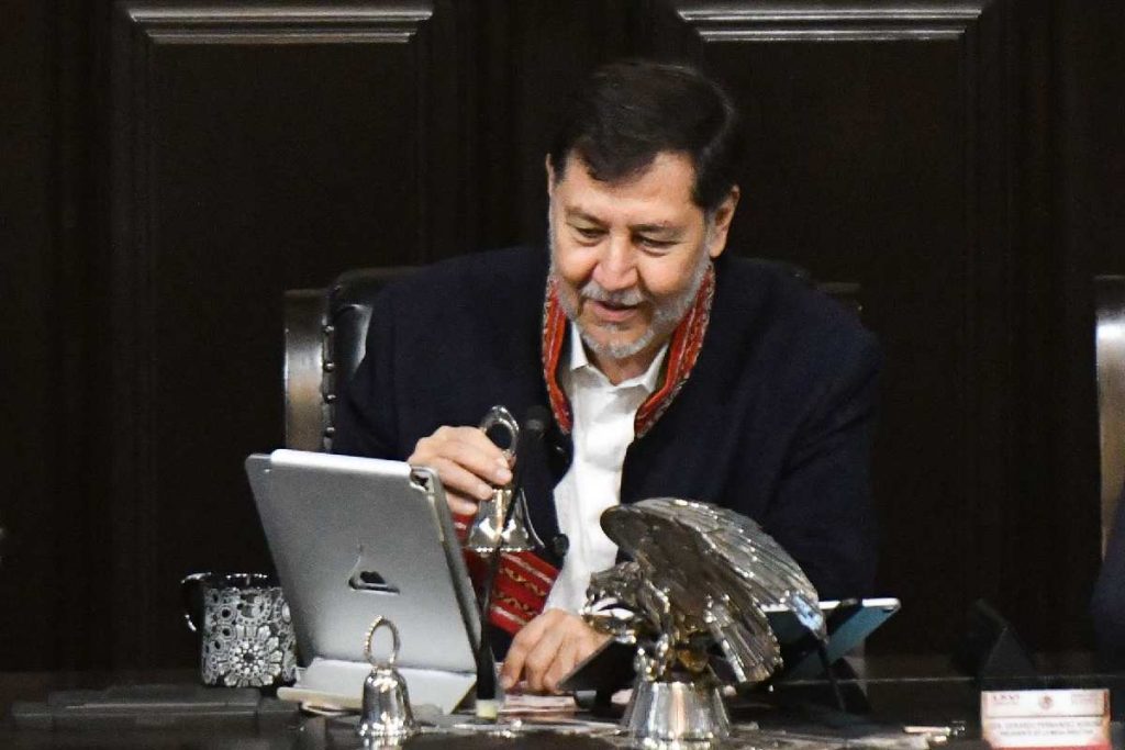 Entrevista a Fernández Noroña, presidente del Senado