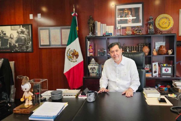 Entrevista a Noroña a días de dejar la mesa directiva del Senado