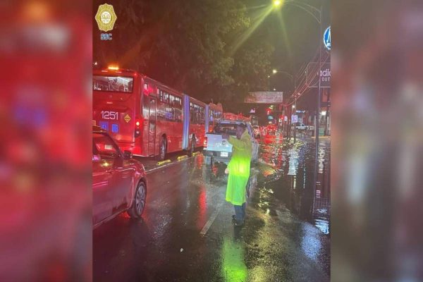 Estas son las zonas inundadas por las lluvias en CDMX este viernes