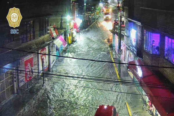 Estas son las zonas inundadas por las lluvias en CDMX este viernes