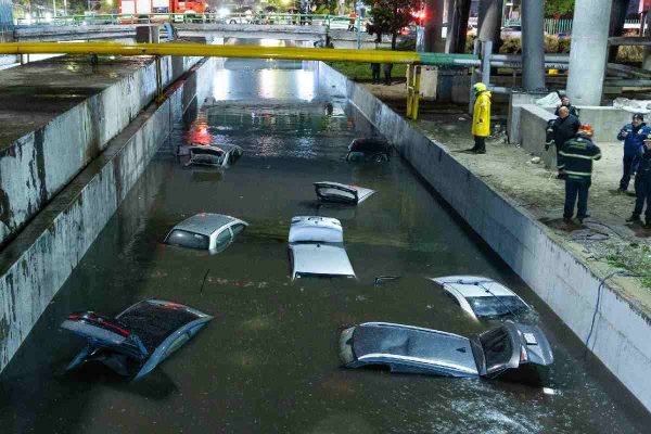 Inundación de viaducto en junio de 2025 pese a plan tlaloque