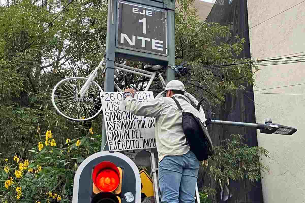 José Rubén ciclista atropellado CDMX