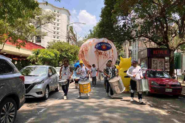 Manifestantes exigen su derecho a un medioambiente sano y justicia climática sin gas