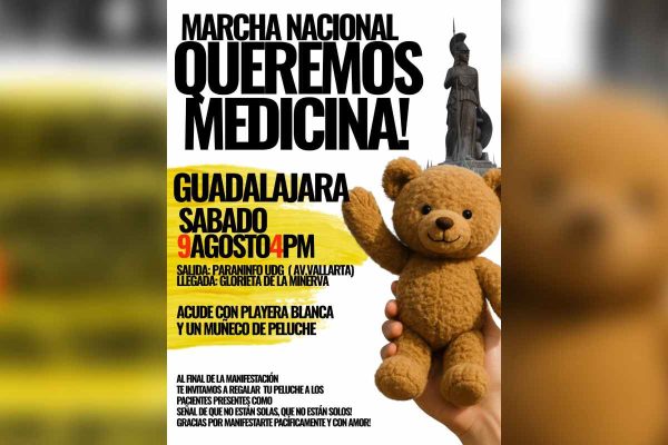 Marcharán en Guadalajara por el desabasto de medicamentos