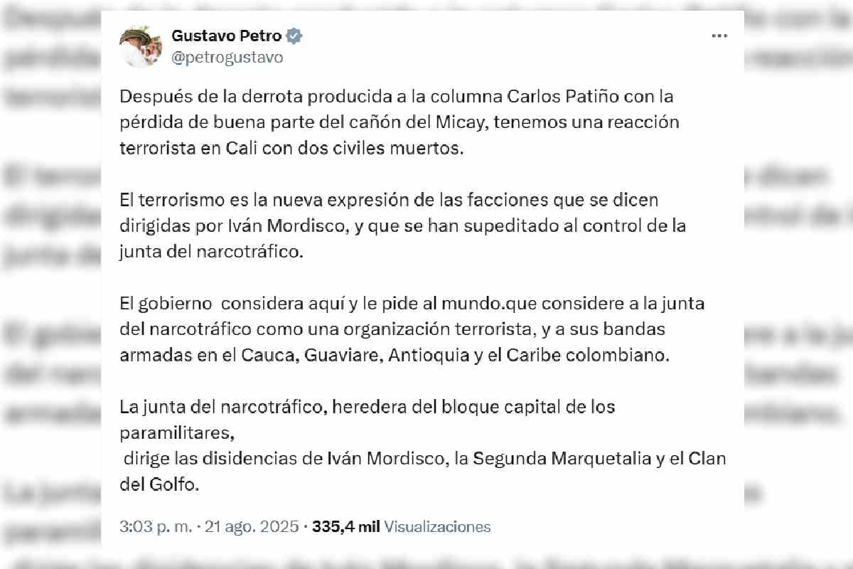 Petro ataques colombia