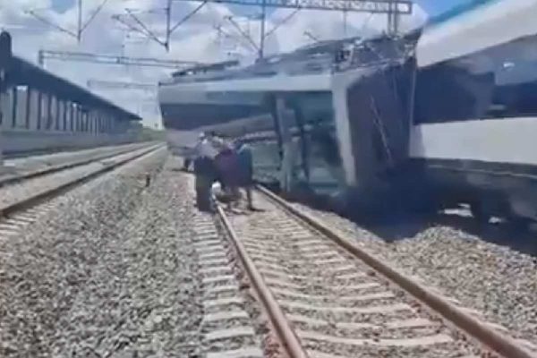 Reportan descarrilamiento del Tren Maya en la estación Izamal, en Yucatán