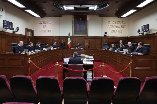 Suprema Corte de Justicia de la Nación última sesión