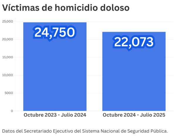 Víctimas de homicidio doloso