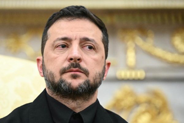 Zelensky durante su reunión con Trump en la Casa Blanca
