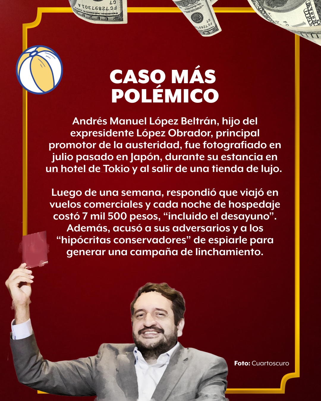 Viajes a Japón, Portugal y ropa de marcas exclusivas