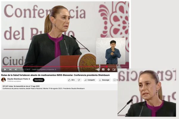 Video desinformante muestra indicios de haber sido manipulado.