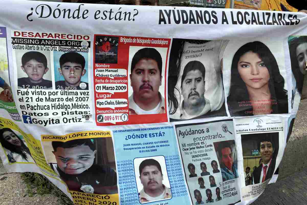 promedio de 30 personas desaparecen al día en México