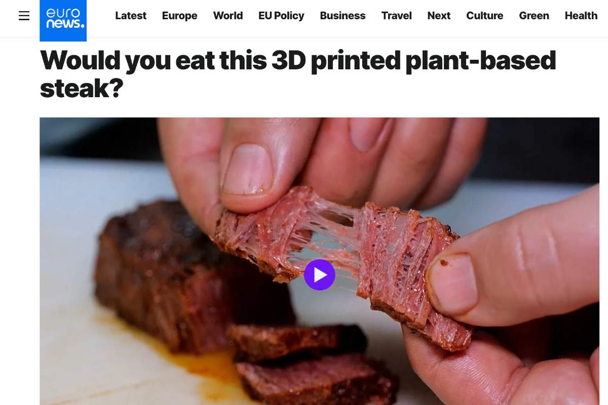Contrario a lo que se afirma en redes, la empresa Redefine Meat utiliza únicamente ingredientes de origen vegetal para sus productos. 