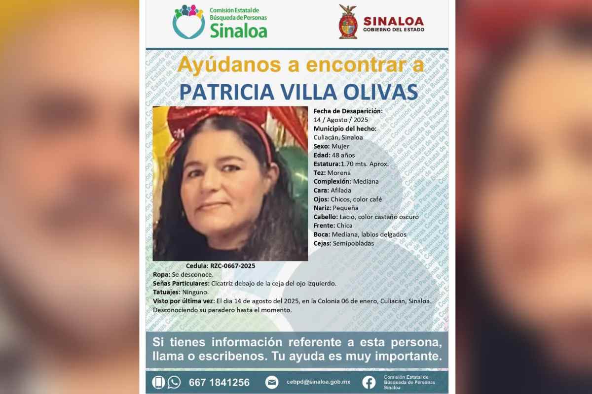 Desaparece familia en Culiacán; activan protocolos de búsqueda