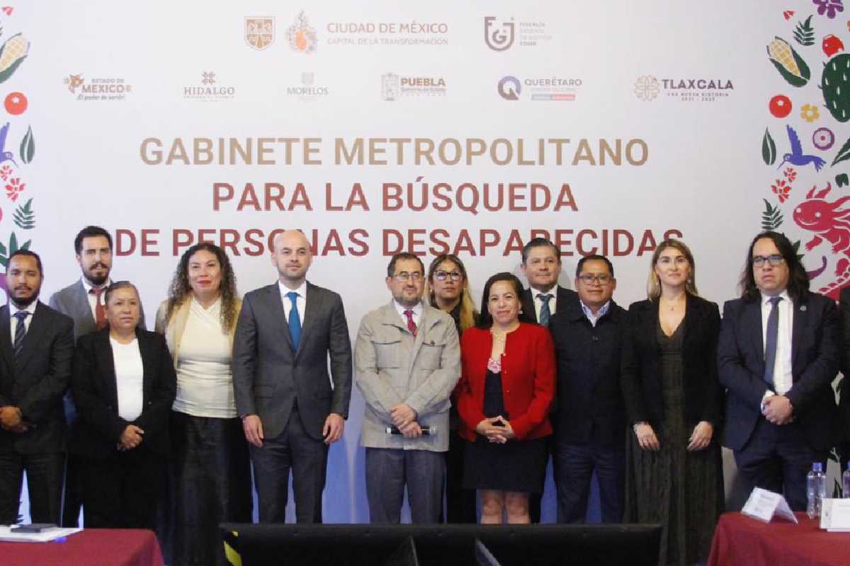 Instalan en CDMX gabinete metropolitano para la búsqueda de personas desaparecidas