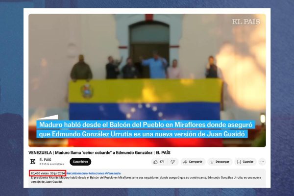 El medio El País compartió el video donde Maduro reta a Edmundo González y lo llama “cobarde” tras las elecciones de 2024.