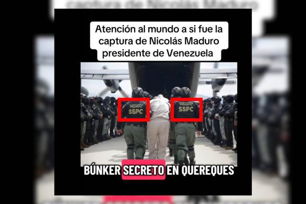 Nicolás Maduro no fue capturado por Estados Unidos; imágenes corresponden a otras detenciones en México