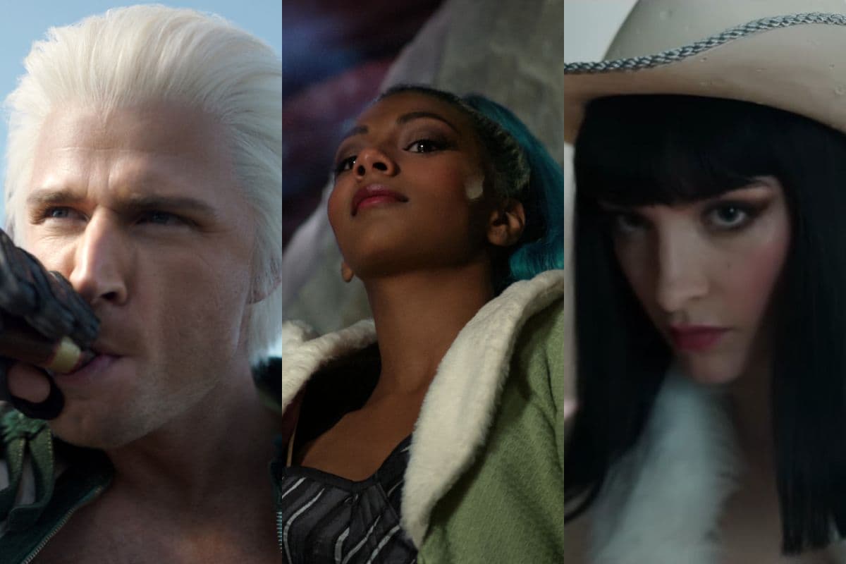 Callum Kerr como Smoker, Charithra Chandran como Miss Wednesday y Lera Abova como Miss All-Sunday one piece temporada 2 reparto