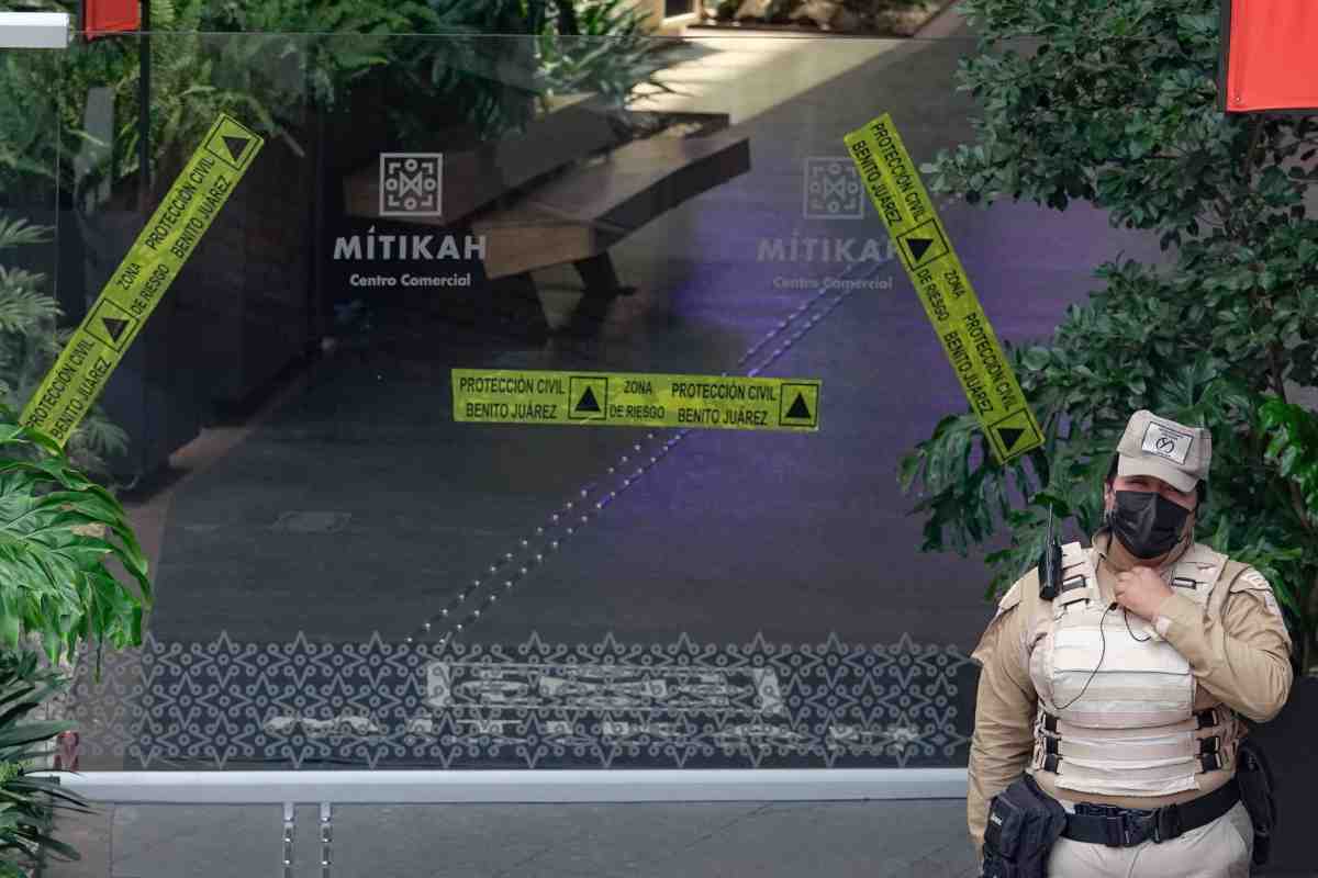 plaza mitikah accidente elevador