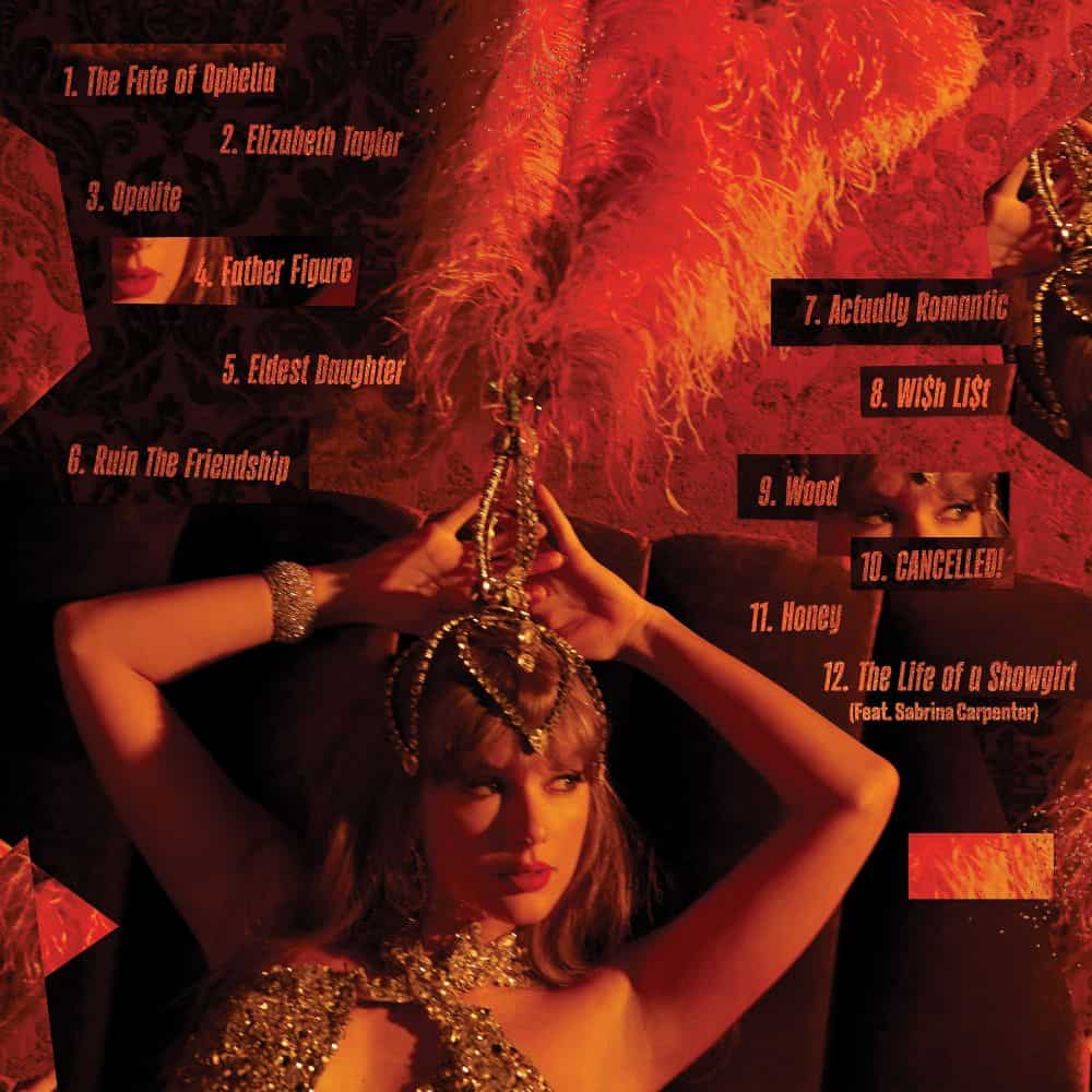 the life of a showgirl tracklist
