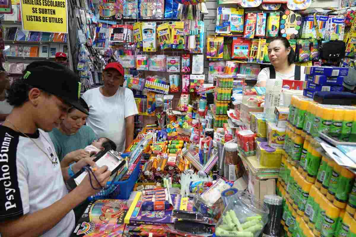 útiles regreso a clases