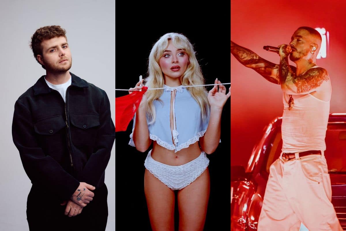 Alex Warren, Sabrina Carpenter y JBalvin vmas 2025