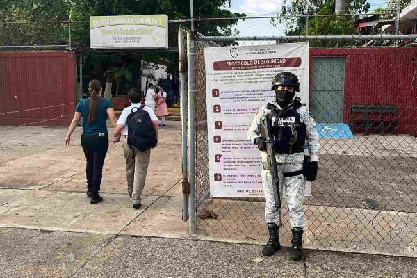 Acceso a escuelas restringido por inseguridad en Sinaloa