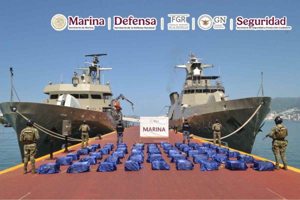 Aseguramiento de cocaína Marina en Guerrero