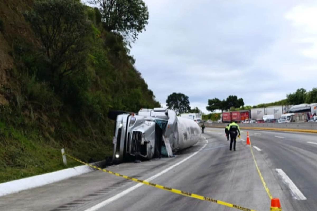 El 15 de agosto se registraron dos accidentes en la México-Puebla