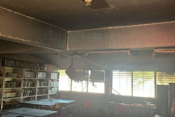 Daños en secundaria de Culiacán