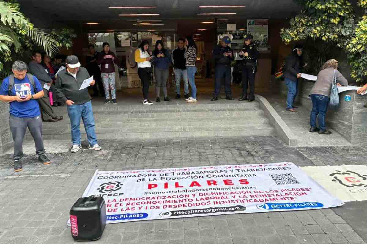 Docentes de PILARES exigen reconocimiento como trabajadores CDMX