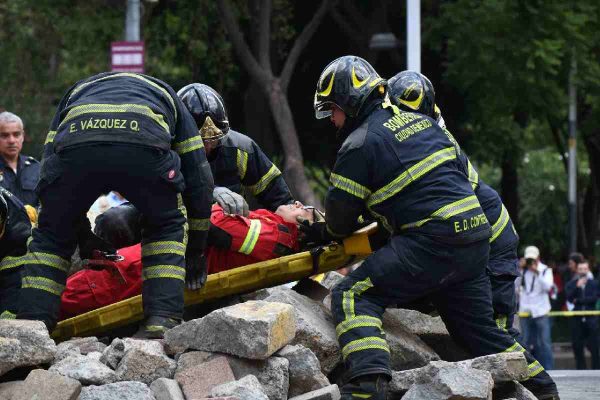 Ejercicios por simulacro nacional