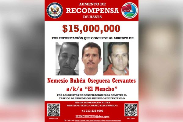 Ficha de búsqueda de El Mencho, líder del CJNG