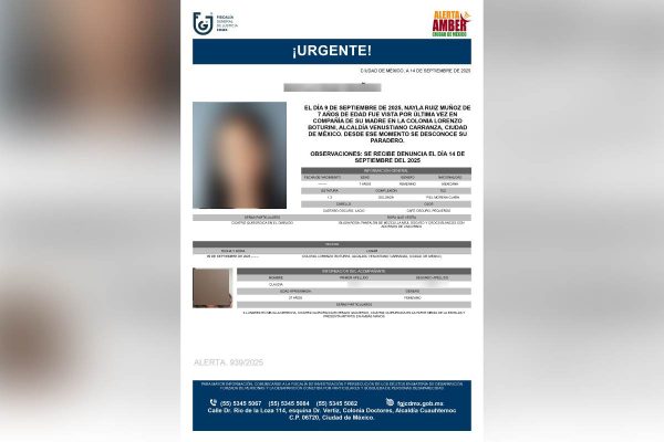 Formato alerta amber cdmx