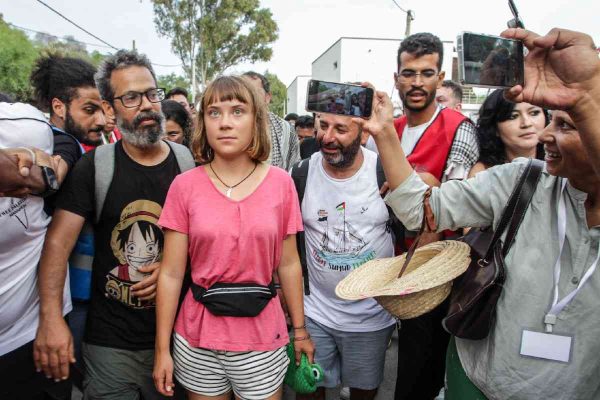 Greta Thunberg es parte de la flotilla de barcos que viaja a Gaza y que fue atacada