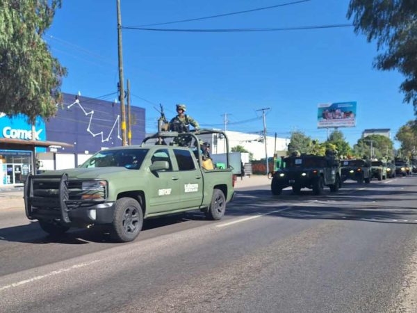 Unidades militares recorren Guanajuato