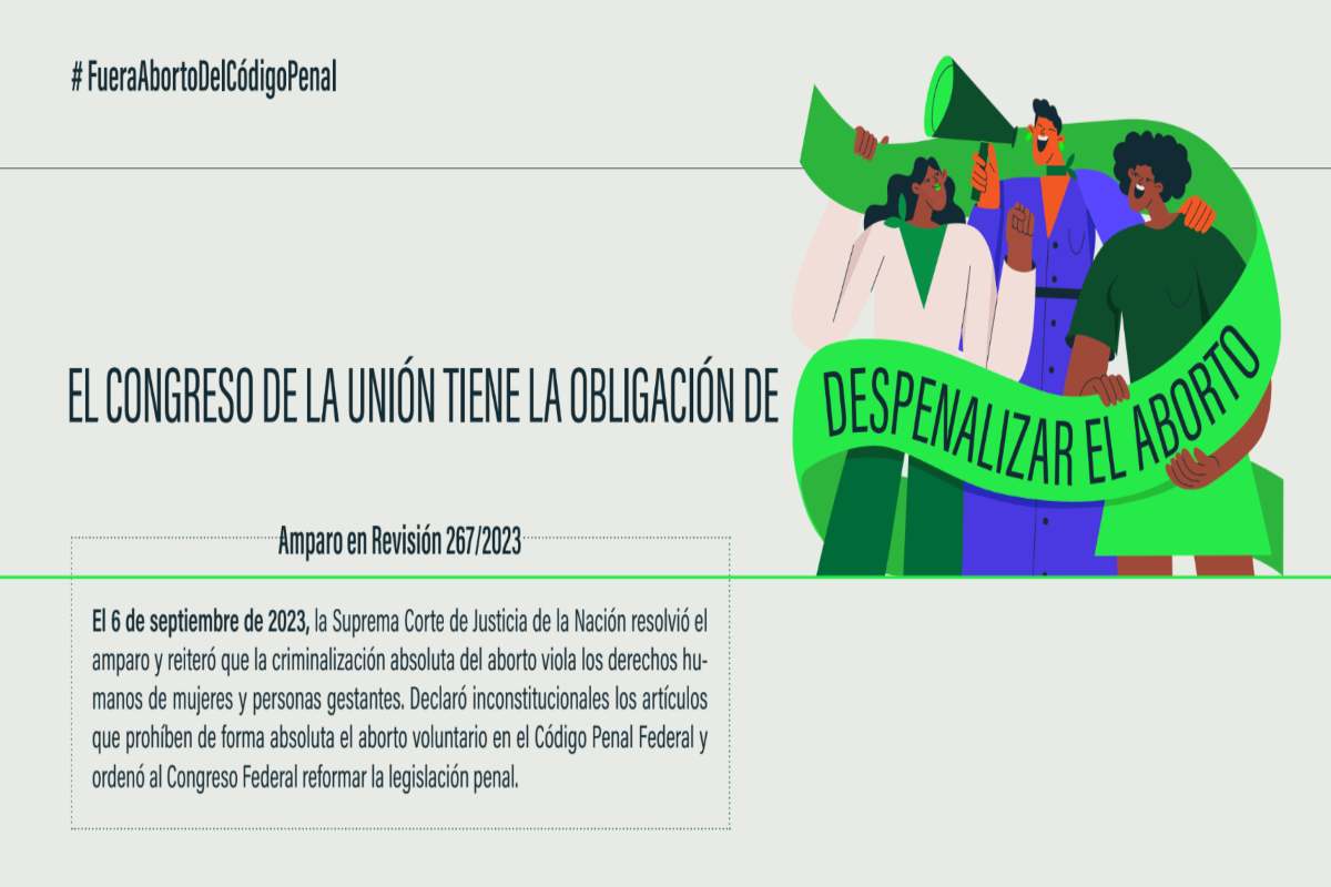 Organizaciones refuerzan exigencia de sacar aborto del código penal; entregan iniciativa a Congreso