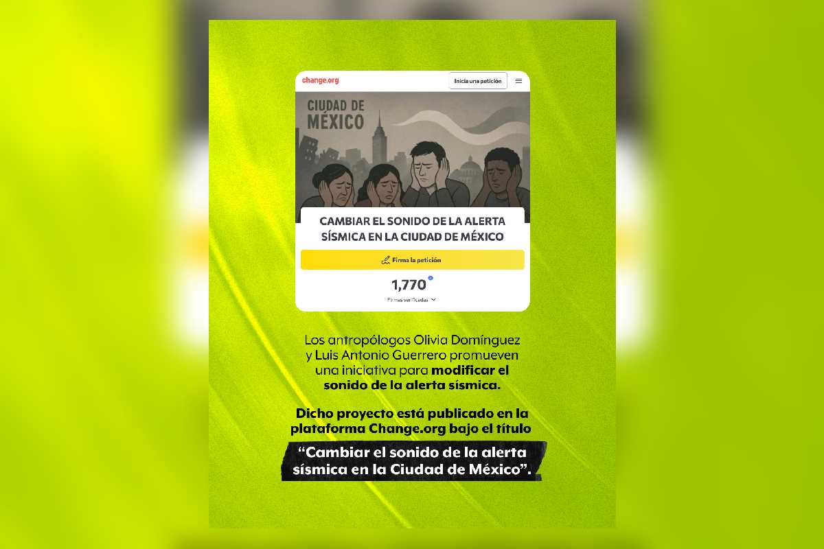 Sonido alerta sísmica