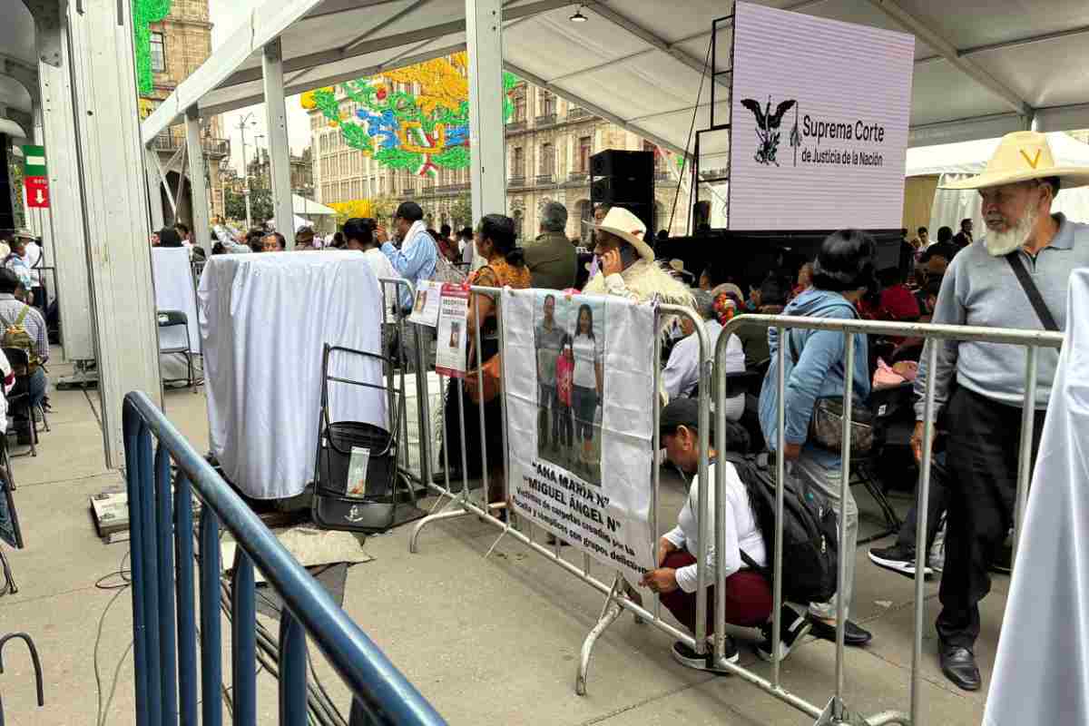 Familiares y colectivos buscan visibilizar la crisis de desaparecidos ante los nuevos ministros de la Corte